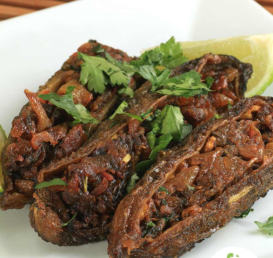 StepbyStep Chooran ke Karele Recipe (Tangy Deepfried Bitter Gourds